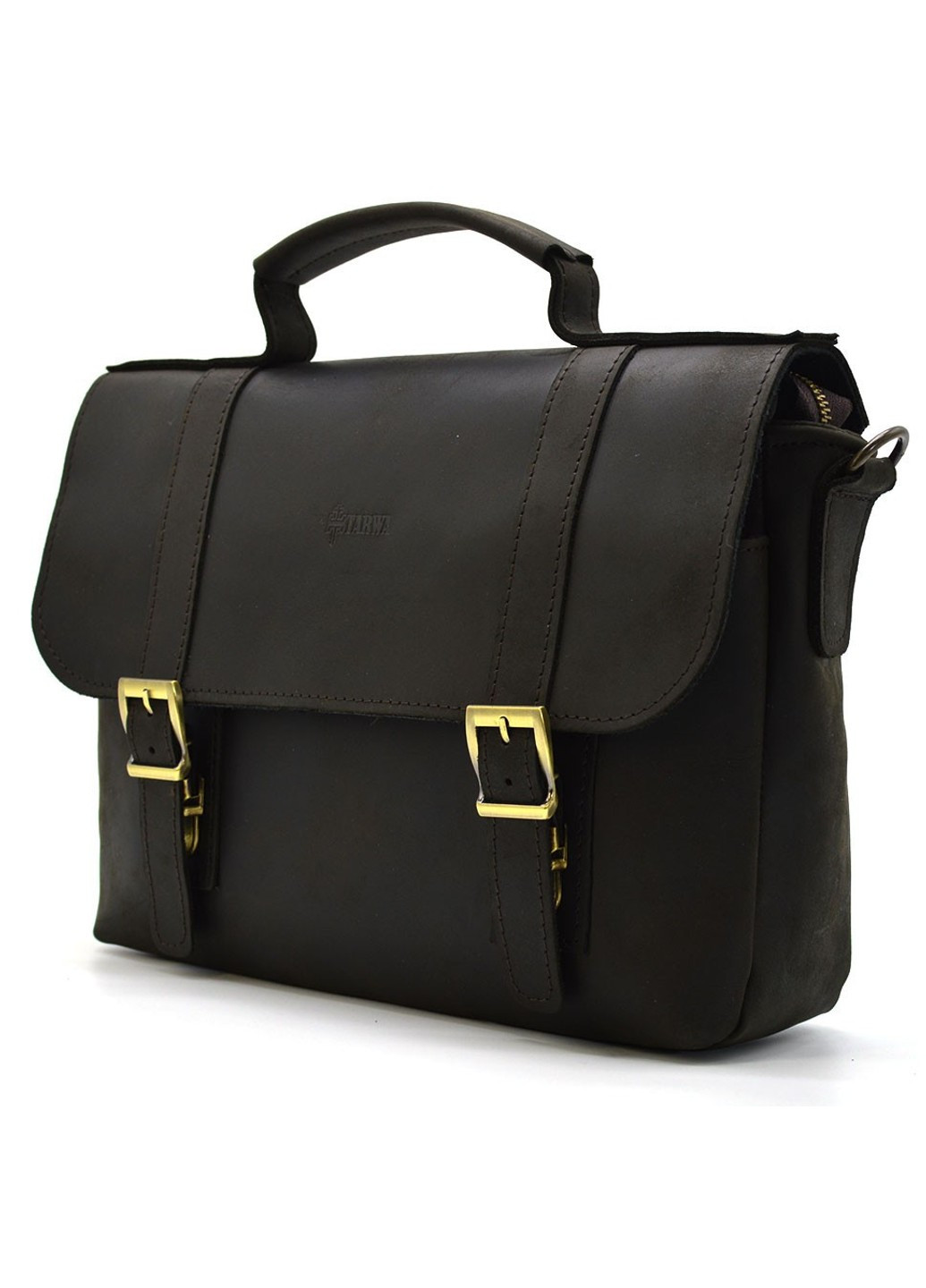 Мужской кожаный коричневый портфель RC-6008-3md TARWA (272950064)