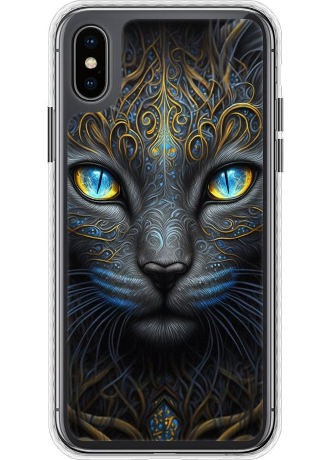 Чехол Bumper чехол 'Кошка' для Endorphone Apple iPhone X (258567576)