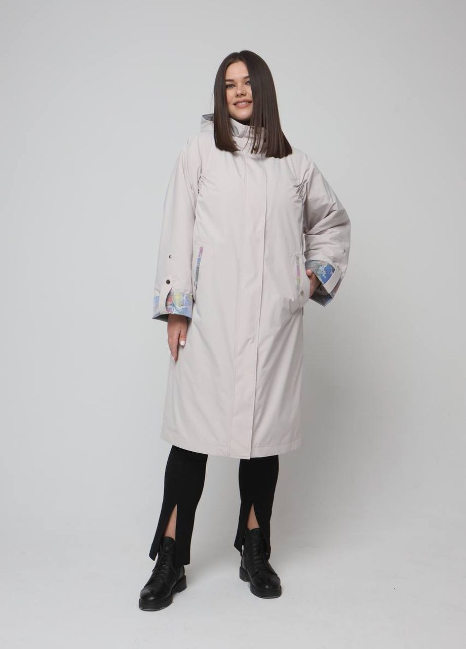 Молочная демисезонная демисезонная куртка женская большого размера SK