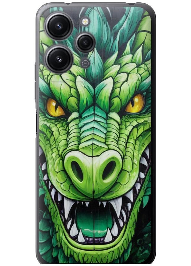 Силиконовый чехол 'Зелёный дракон' для Endorphone xiaomi redmi 12 (275459059)