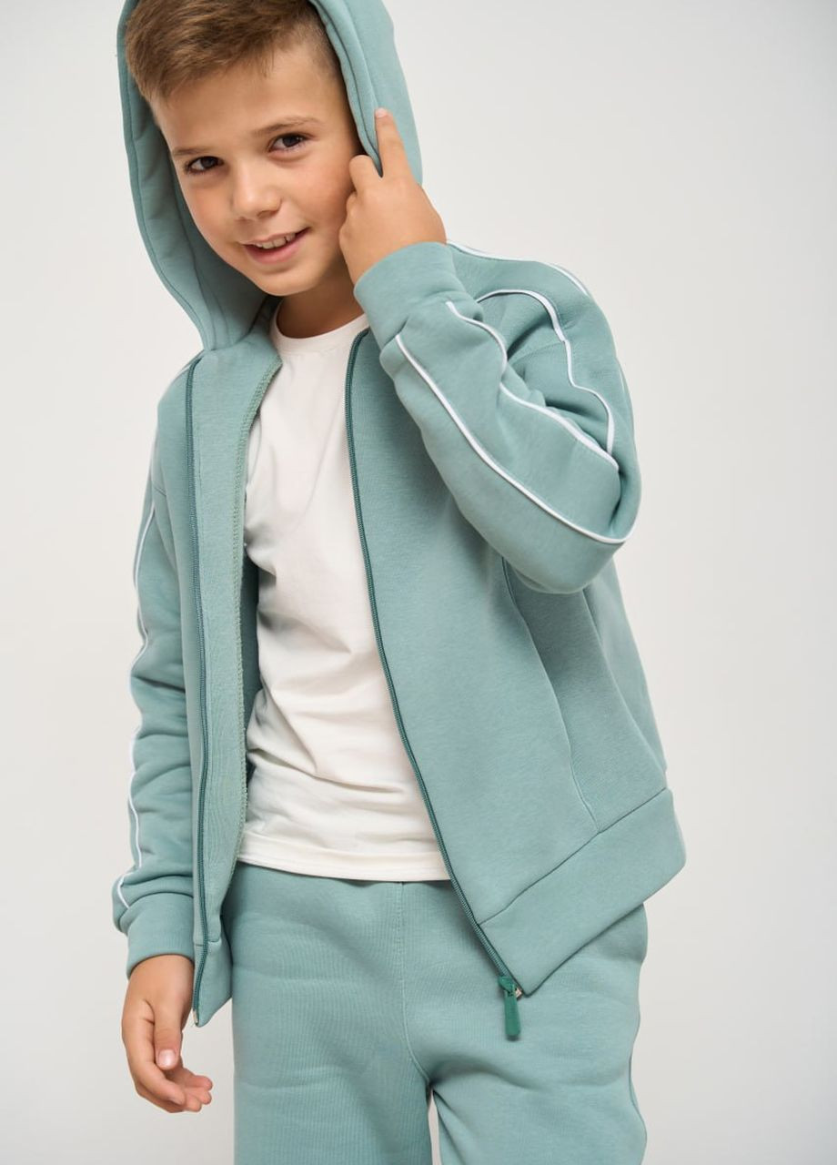 Теплый костюм для мальчика цвет светлая мята р.110 447460 New Trend (274539617)