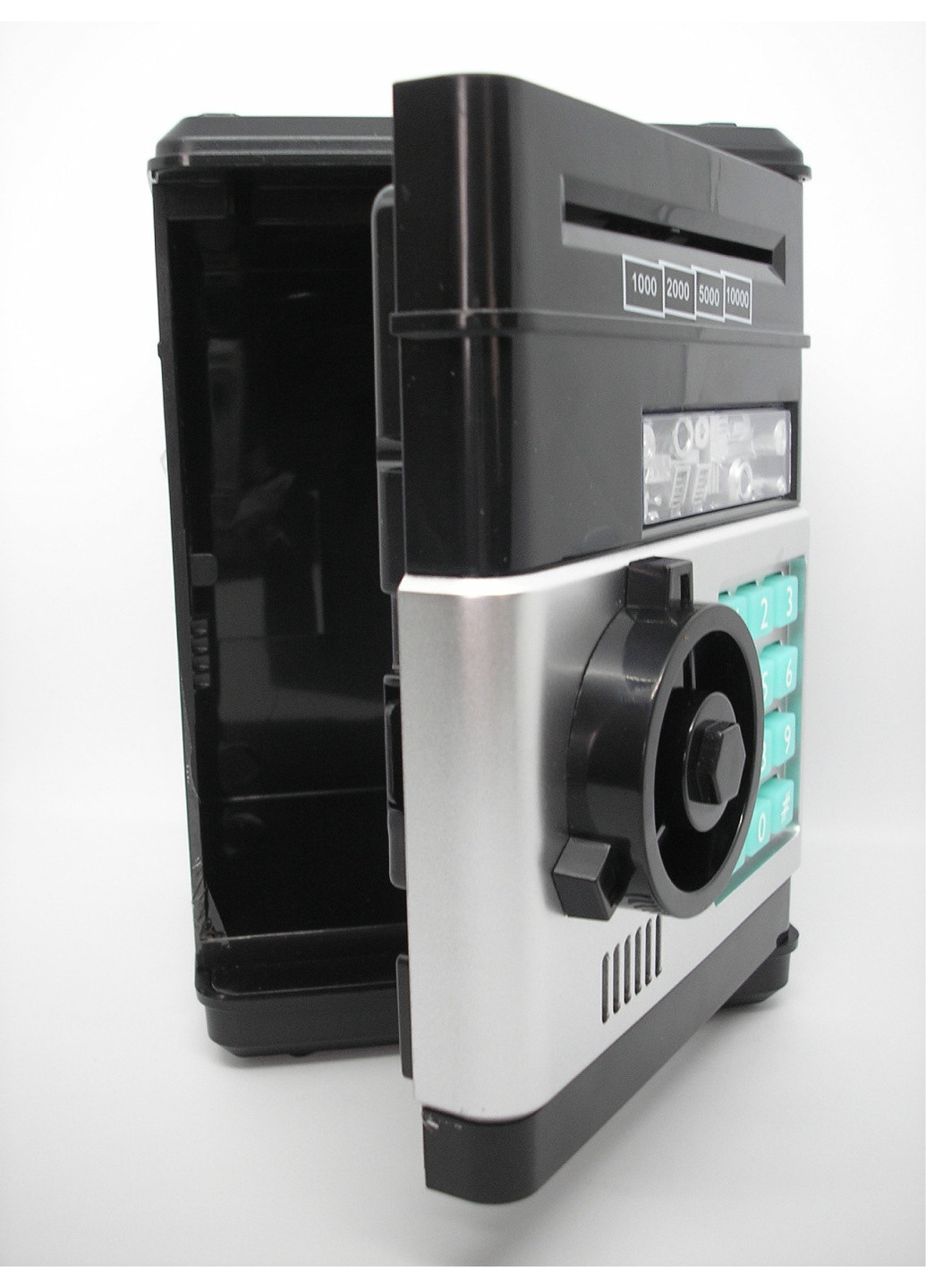 Сейф скарбничка банкомат електронна з купюроприймачем звуковими ефектами та кодовим замком затягує купюри No Brand (259735690)