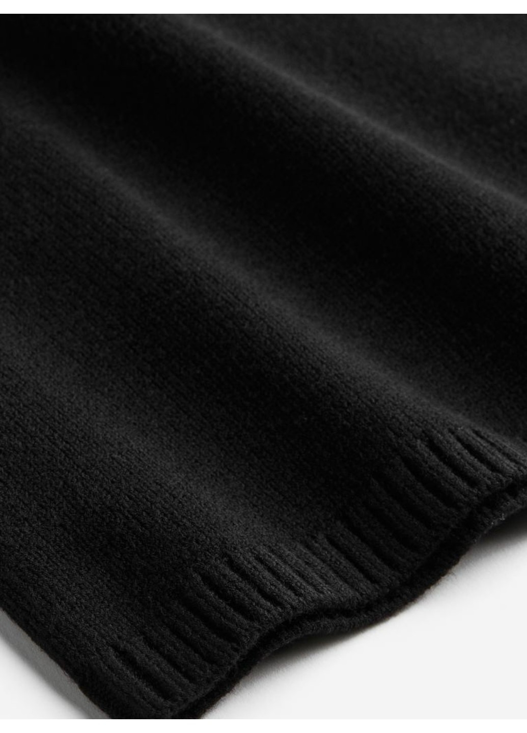 Черное повседневный женское вязаное платье н&м (56242) xs черное H&M