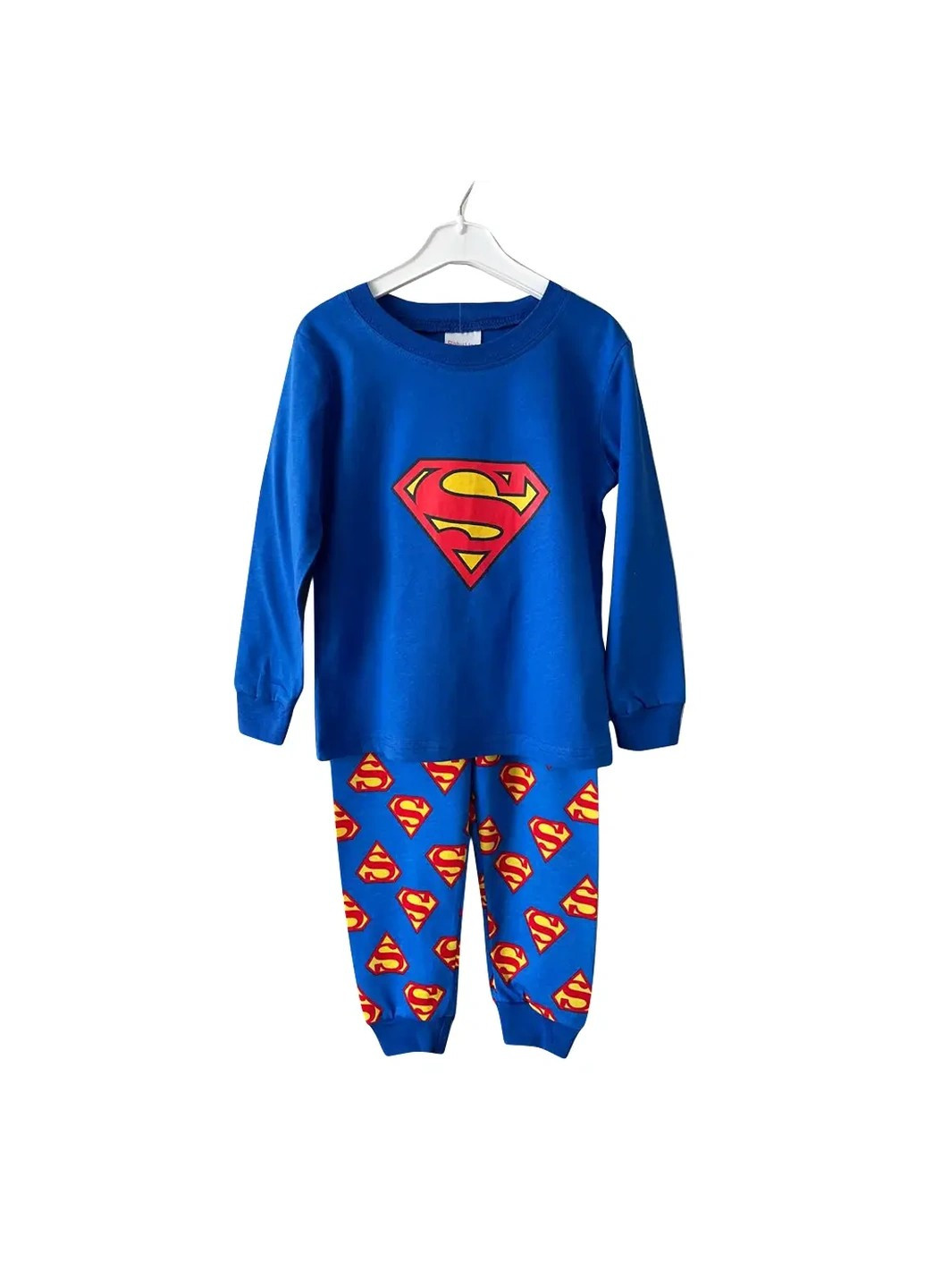 Синяя красивая и модная детская пижама для мальчика в возрасте 4 года. рост 100см. Baby