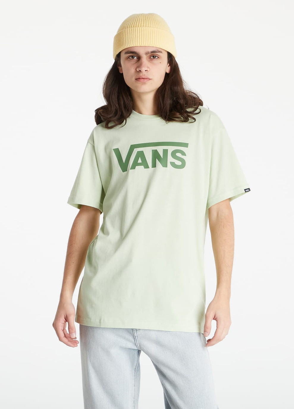 Светло-зеленая футболка Vans