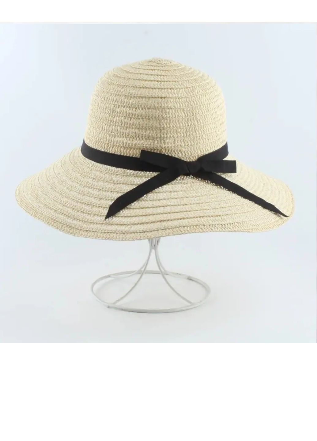 Жіночий капелюшок солом'яний беж No Brand (260063663)