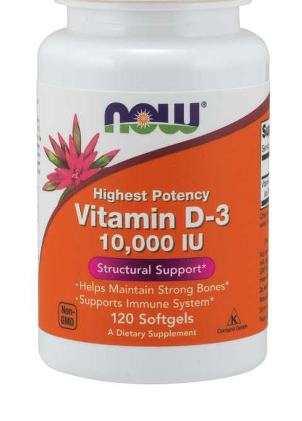 Вітамін D-3 Vitamin D-3 10000 IU 120 soft Now (256995327)