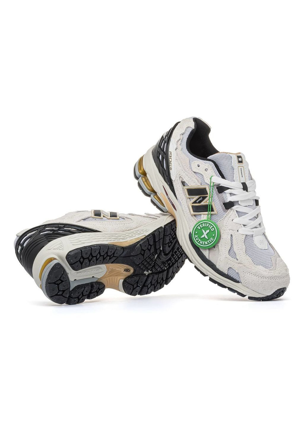 Сірі Осінні кросівки чоловічі white protection pack, вьетнам New Balance 1906