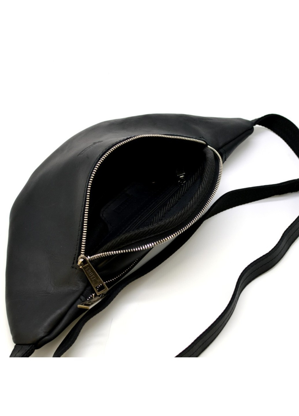 Шкіряна чорна сумка на поясі RA-3036-4LX TARWA (263776760)