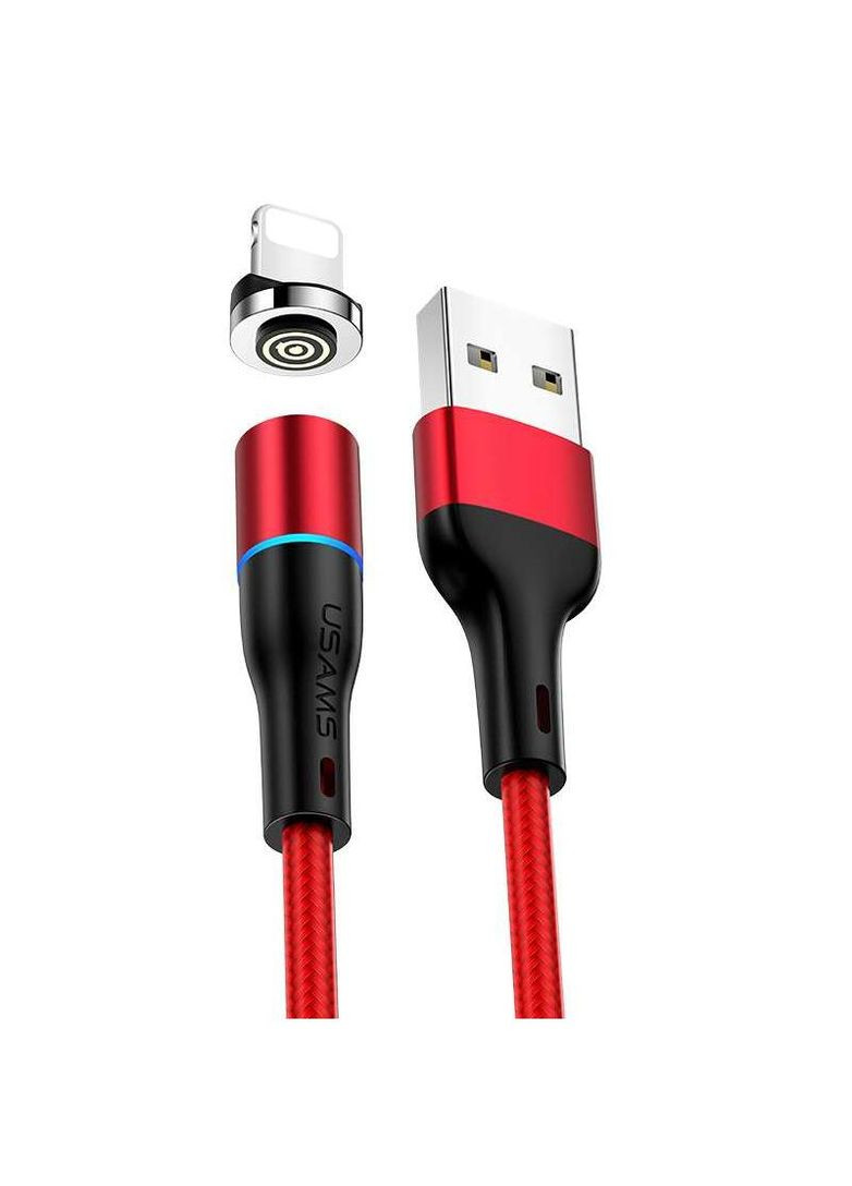 Дата кабель US-SJ352 U32 Magnetic USB to Lightning (1m) (2.4A) USAMS (260285289)