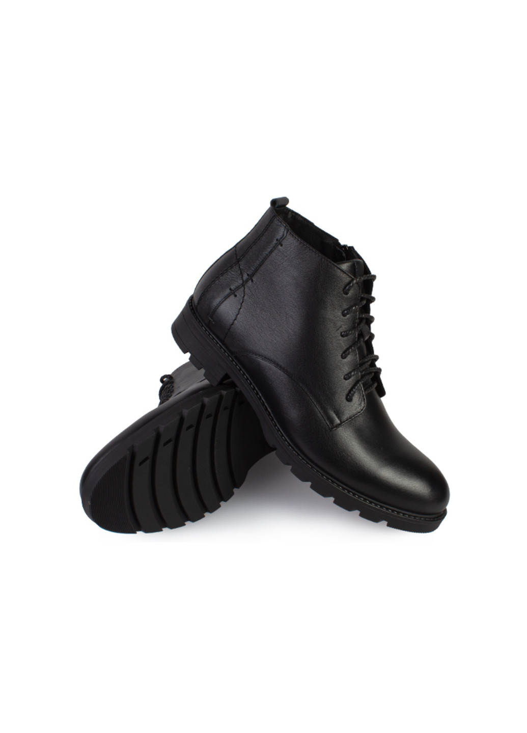 Черные зимние ботинки мужские бренда 9501067_(1) ModaMilano