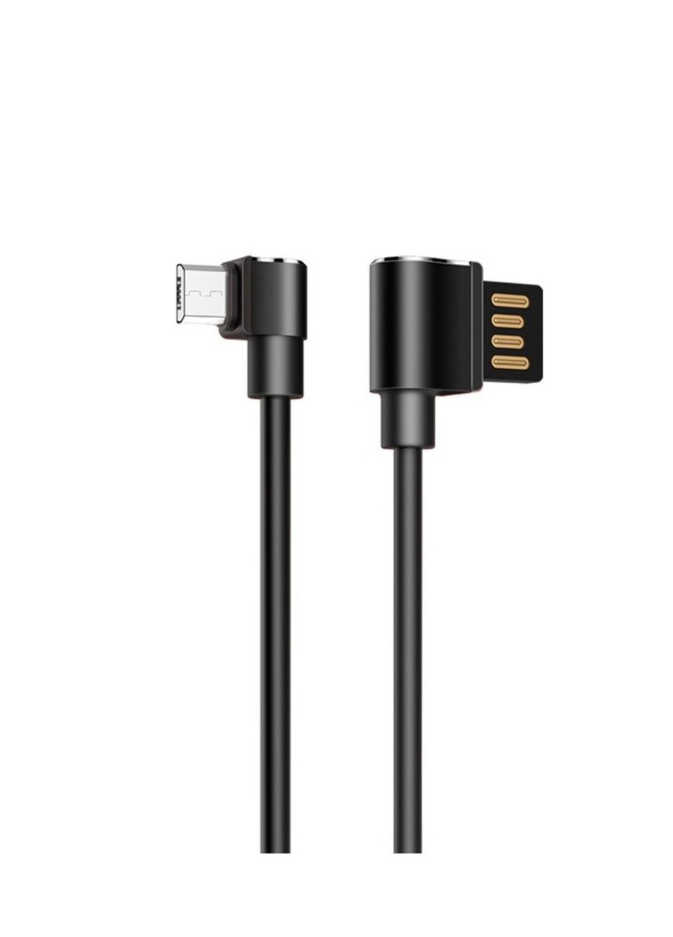 USB кабель U37 Micro 2.4A 1.2 м колір чорний ЦБ-00215826 Hoco (259465575)