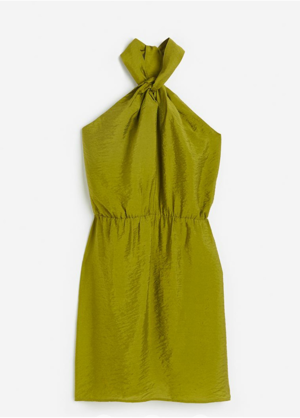 Оливковое (хаки) коктейльное женское платье (55860) xs хаки H&M