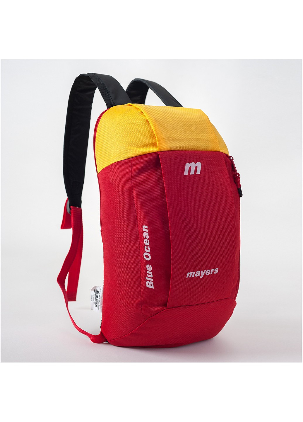 Спортивный детский и подростковый рюкзак Mayers красный с желтым для девочки для мальчика 10 литров унисекс No Brand (258591321)