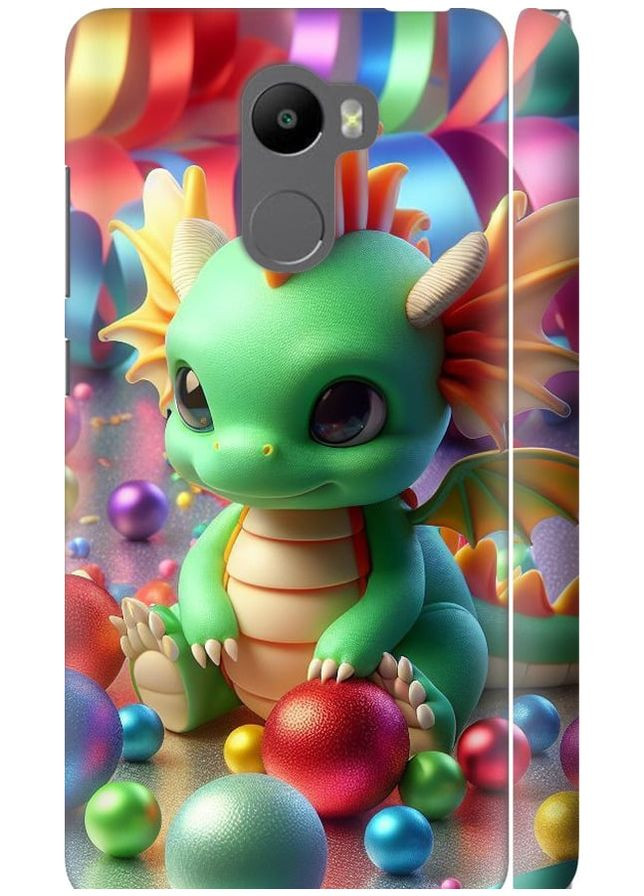 3D пластиковий матовий чохол 'Веселий дракончик' для Endorphone Xiaomi Redmi 4 (275463235)