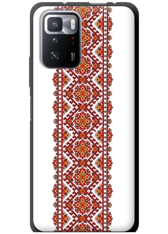 TPU черный чехол 'Вышиванка 9' для Endorphone Xiaomi Redmi Note 10 Pro 5G (269359054)