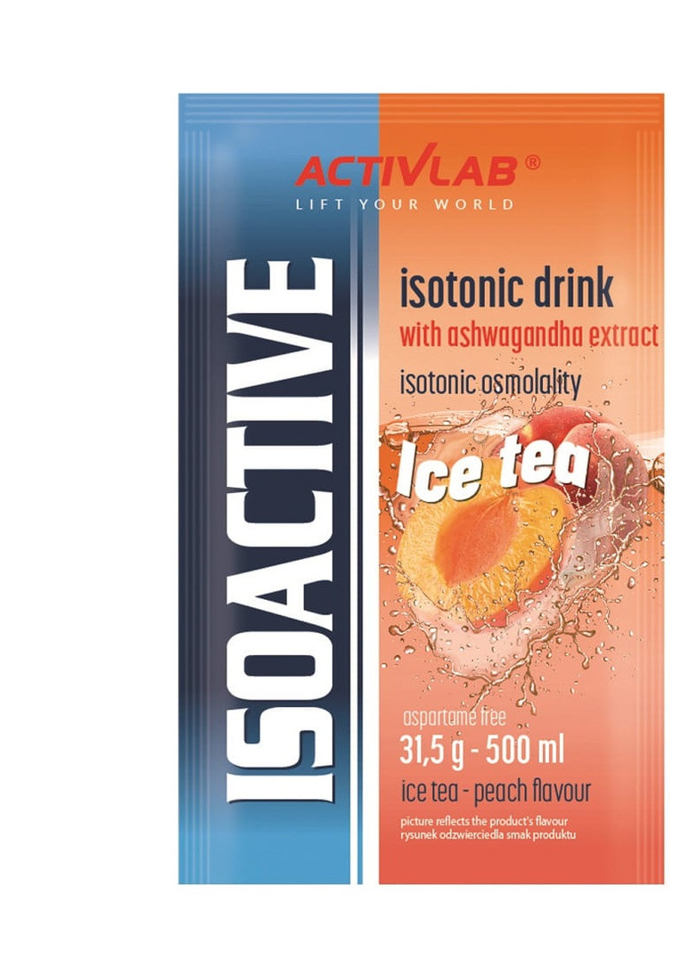 Ізотонічний напій Iso Active 31.5g 1sachet (Peach Ice Tea) ActivLab (256979570)