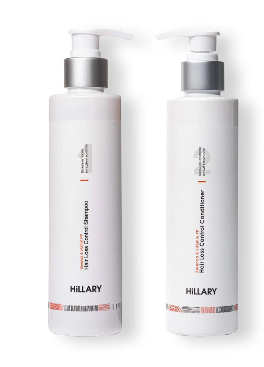 Шампунь + Кондиционер Шампунь против выпадения волос Serenoa & РР Hair Loss Control Shampoo Hillary (256658807)