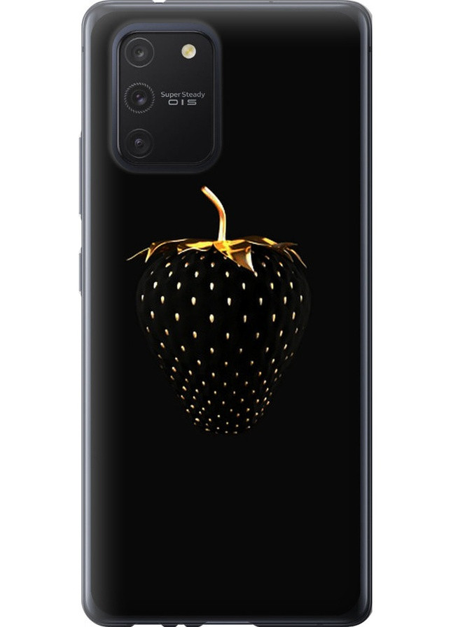 Силиконовый чехол 'Черная клубника' для Endorphone Samsung Galaxy S10 Lite 2020 (257904881)