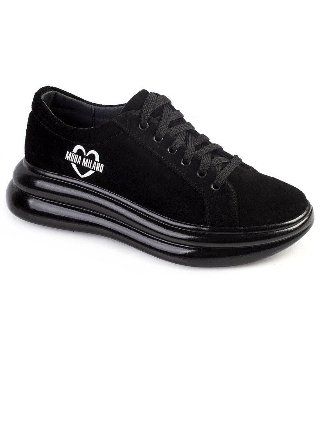 Черные демисезонные кроссовки женские бренда 8401340_(1) ModaMilano
