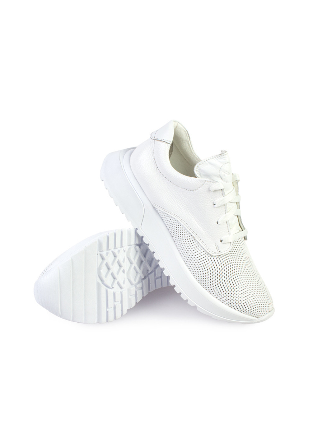Белые демисезонные кроссовки женские бренда 8301420_(1) ModaMilano