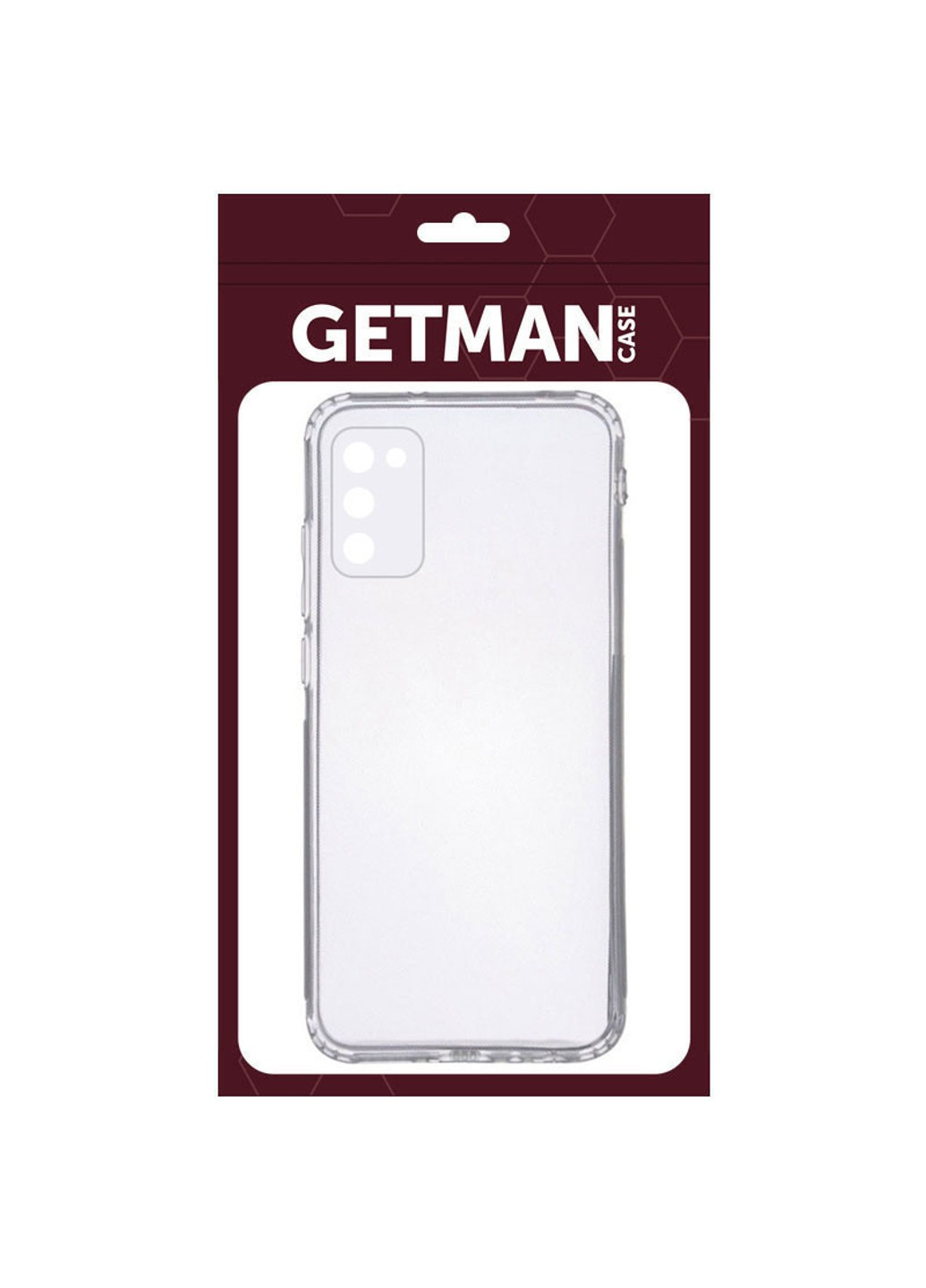 TPU чохол Clear 1,0 mm для Samsung Galaxy A02s Getman (261334608)