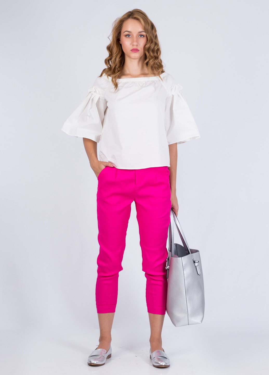Розовые брюки Vero Moda
