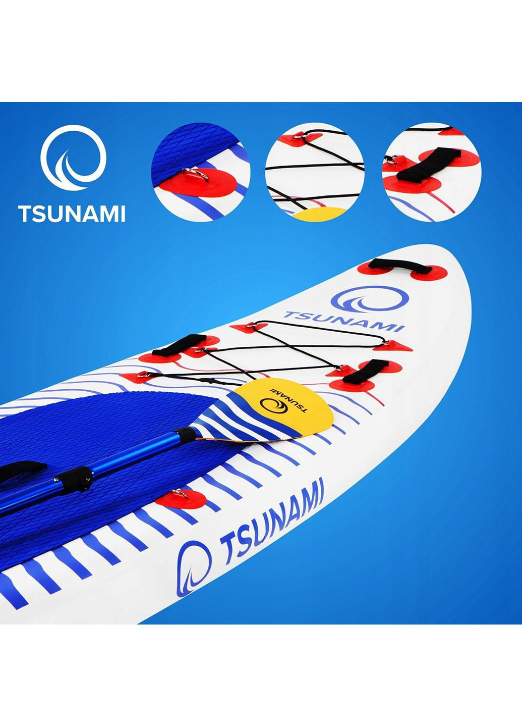 Надувна SUP дошка TSUNAMI 350 см з веслом Wave T09 No Brand (259567458)