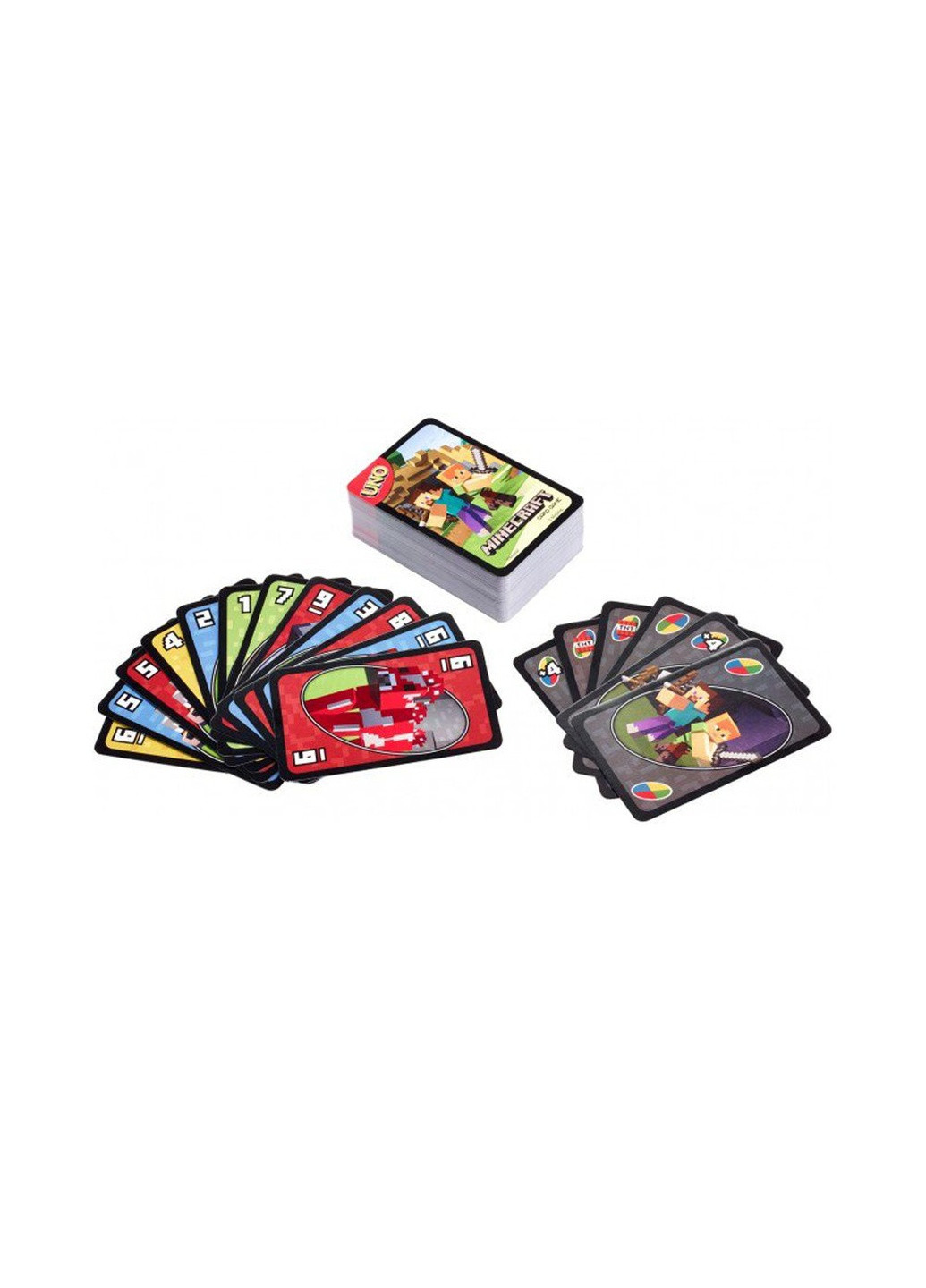 Настольная игра UNO цвет разноцветный ЦБ-00140962 Minecraft (259466491)
