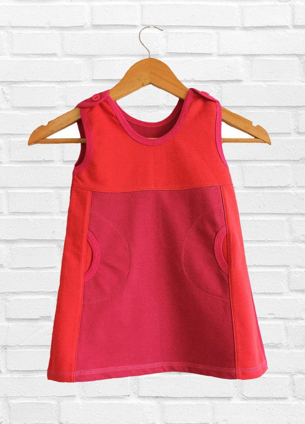 Красное платье для девочек разных цветов д198-13 Malta (258578363)