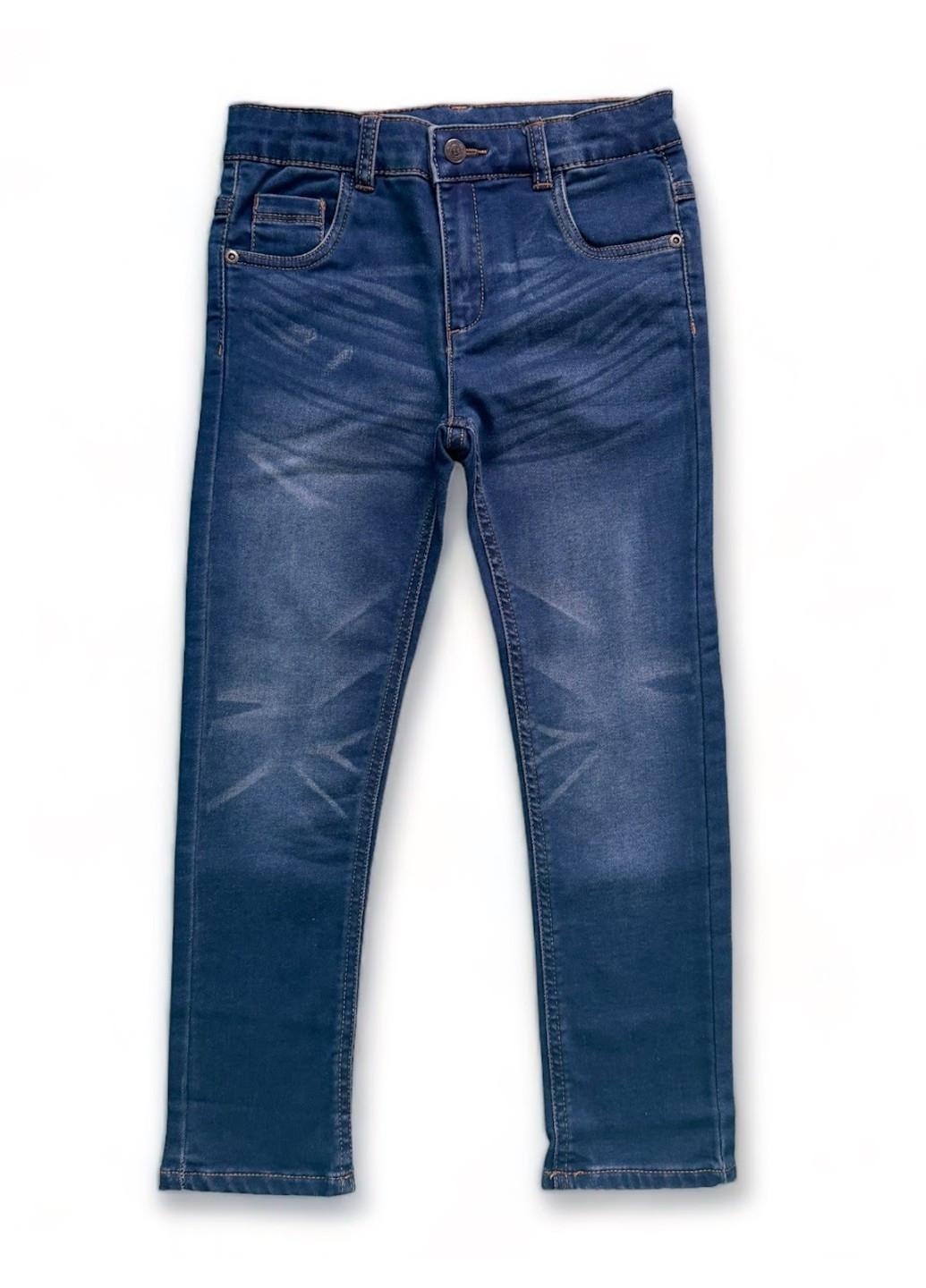Синие джинсы стрейчевые прямые Chicco