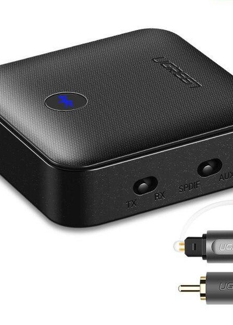 Bluetooth аудио-адаптер CM144 Bluetooth Audio Receiver HD 5.0 (LY) 3.5mm+optical fiber(70158) Ugreen (260333195)
