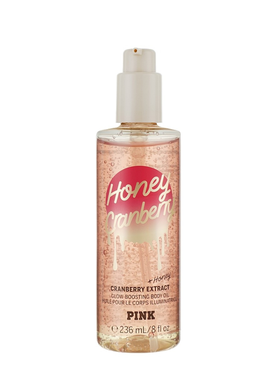 Парфюмированное масло для тела Victoria's secret Honey Cranberry glow boosting body oil 236 ml Pink (268218642)