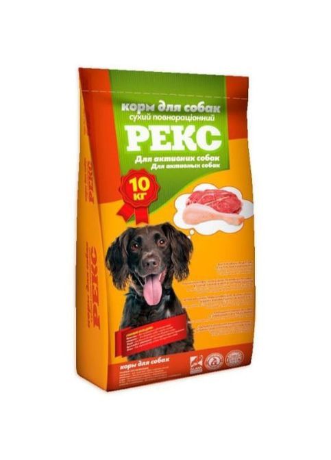 Рекс Корм для активних собак, 10 кг РЕКС (275924886)