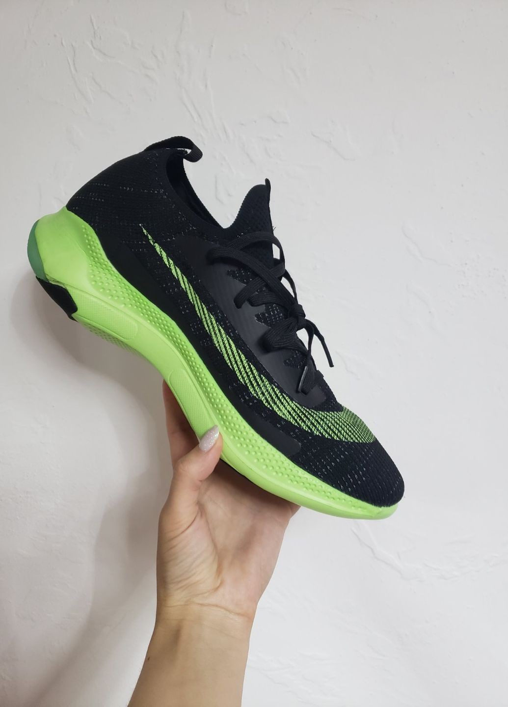 Чорні кросівки текстильні Fashion