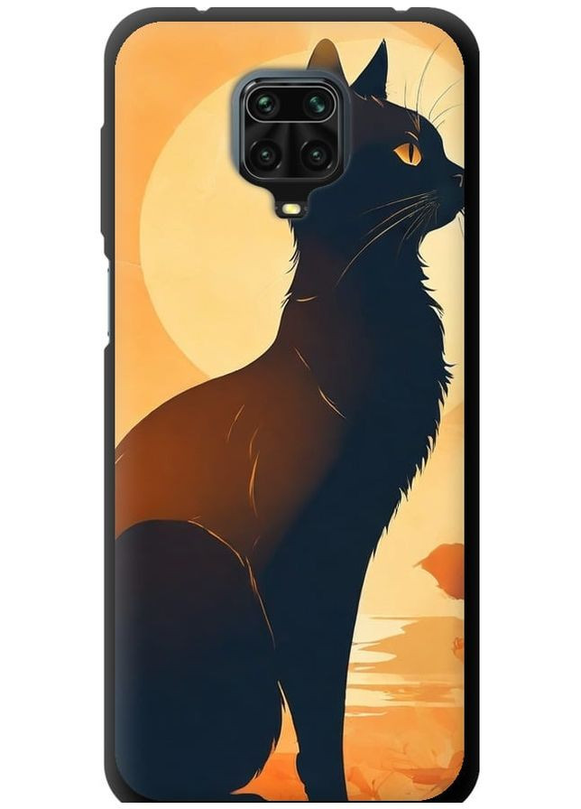 TPU черный чехол 'Черная кошка v2' для Endorphone Xiaomi Redmi Note 9 Pro (276058868)