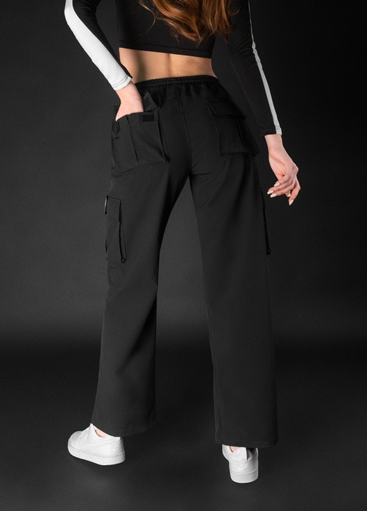 Жіночі брюки карго Клондайк чорний BEZET (258588729)