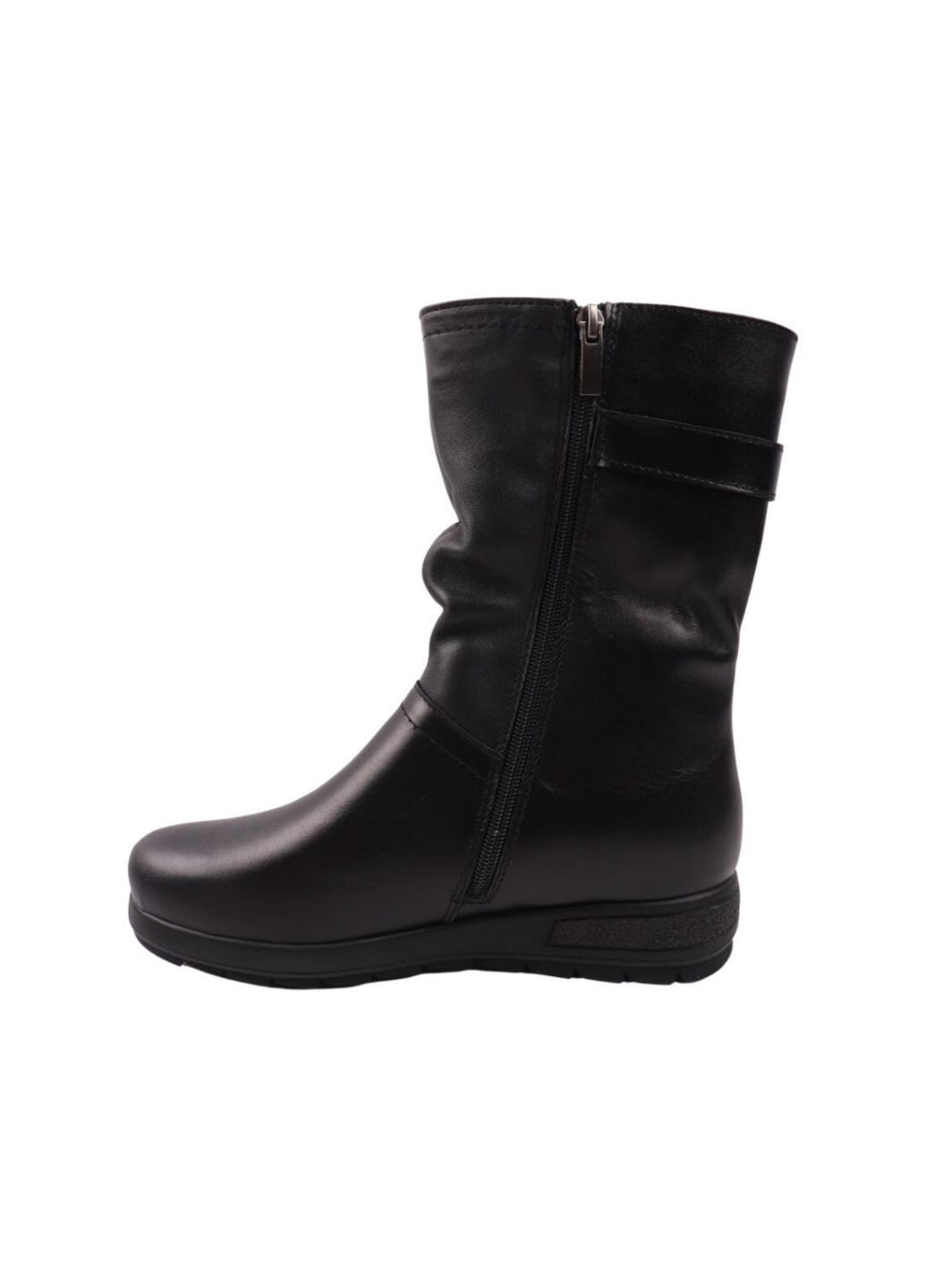 Чоботи жіночі чорні натуральна шкіра SAVIO 224-22/24ZSC (257439586)