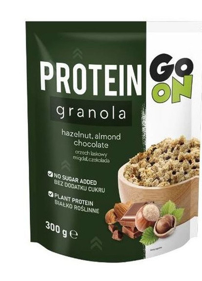 Protein Granola 300 g /3 servings/ Chocolate and Nuts Go On Nutrition (256720678)