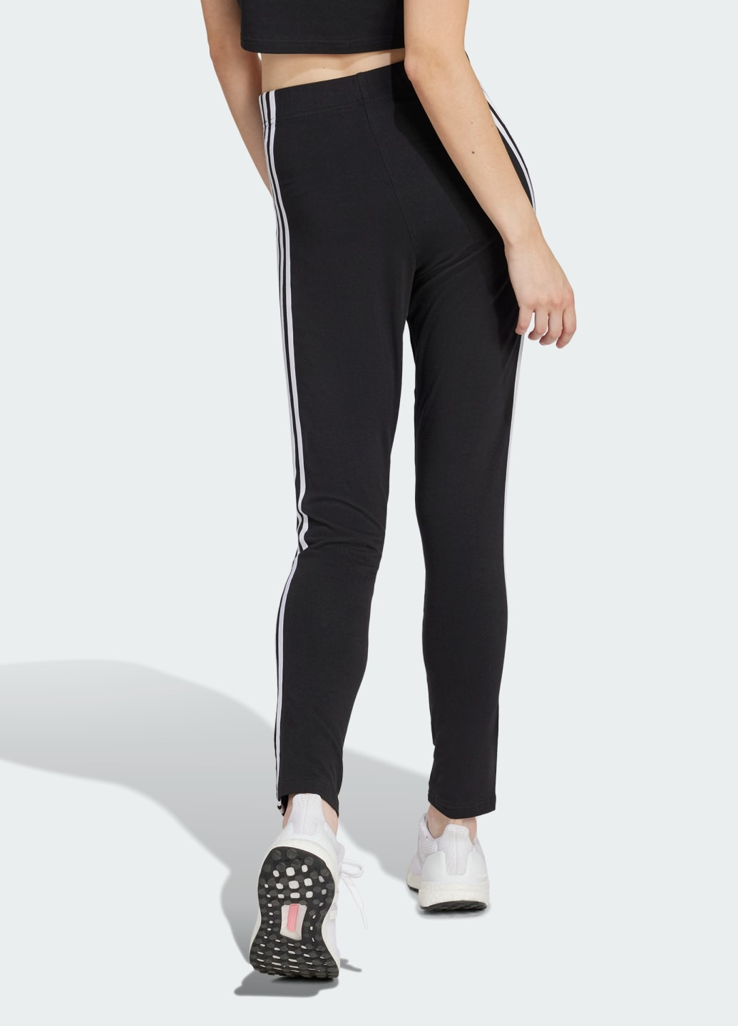 Черные демисезонные леггинсы future icons 3-stripes adidas