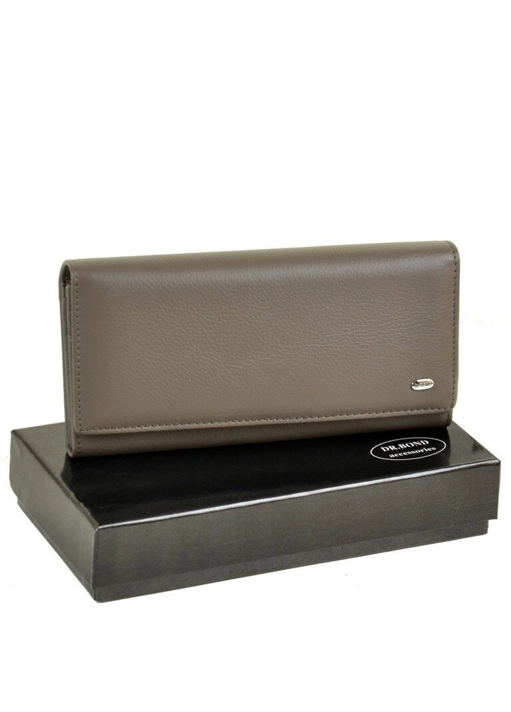 Шкіряний гаманець Classik W1-V grey Dr. Bond (261551226)