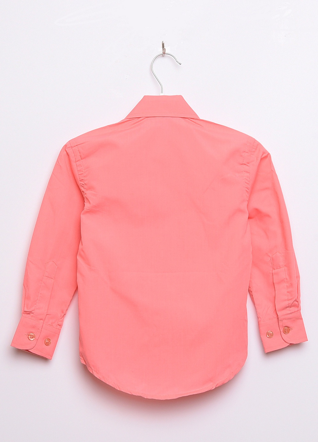 Розовая классическая рубашка с надписями Let's Shop