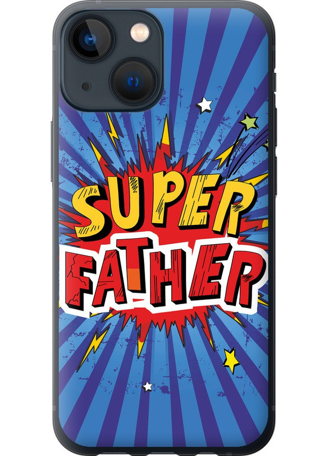 Силіконовий чохол 'Супер тато v2' для Endorphone Apple iPhone 13 Mini (258089542)