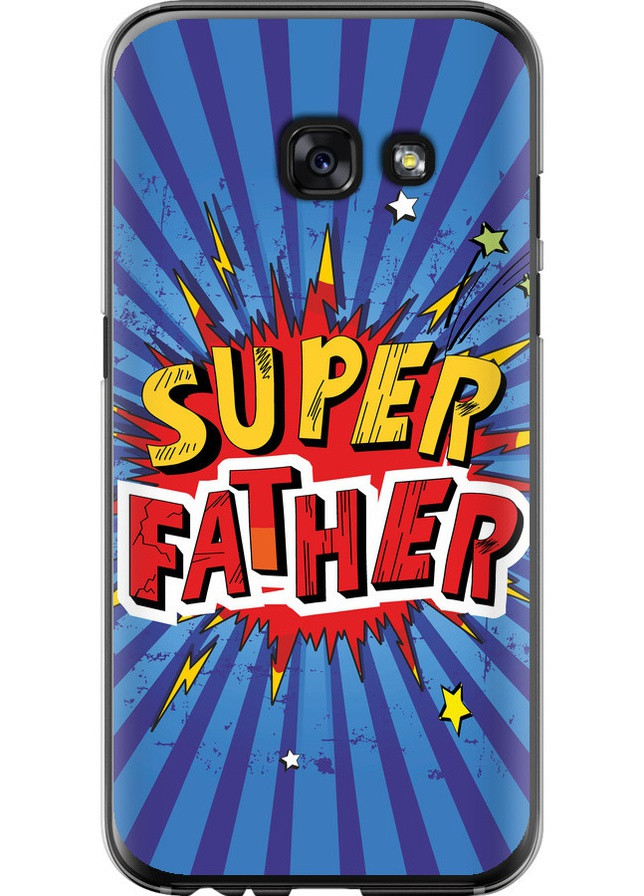 Силиконовый чехол 'Супер папа v2' для Samsung Galaxy A3 (2017) Endorphone Samsung Galaxy A3 (2017) (258083093)
