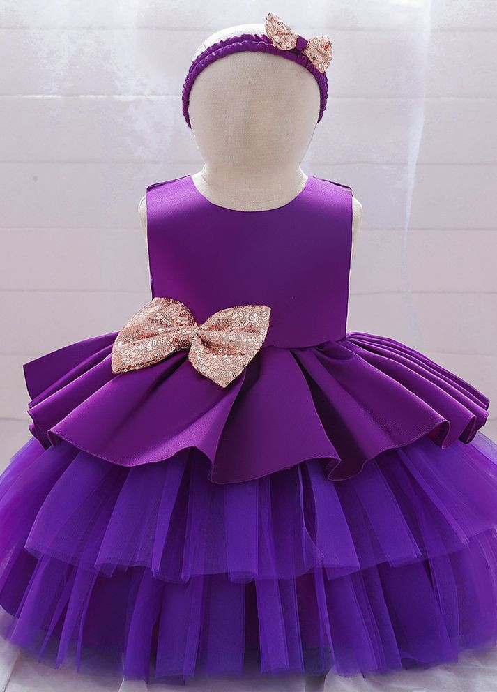 Фиолетовое детское платье No Brand (268041839)
