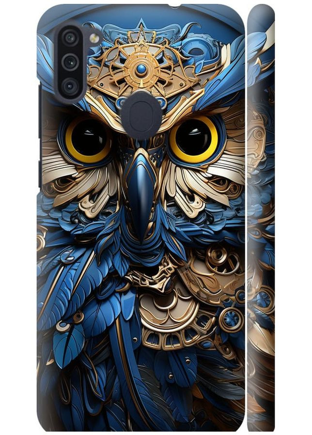 3D пластиковий матовий чохол 'Сова v2' для Endorphone Samsung Galaxy A11 A115F (266052625)