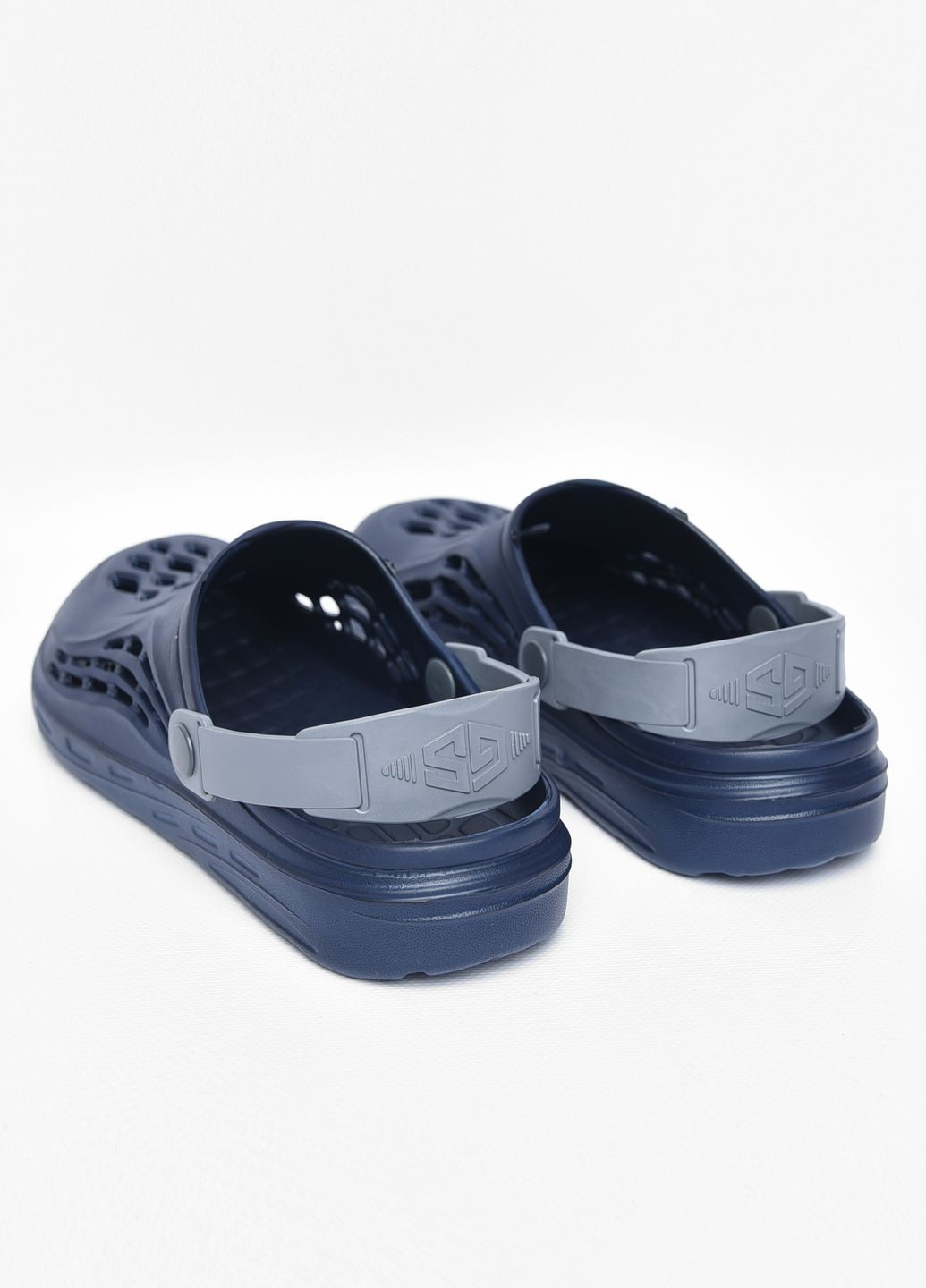 Крокси чоловічі темно-синього кольору Let's Shop (274375876)