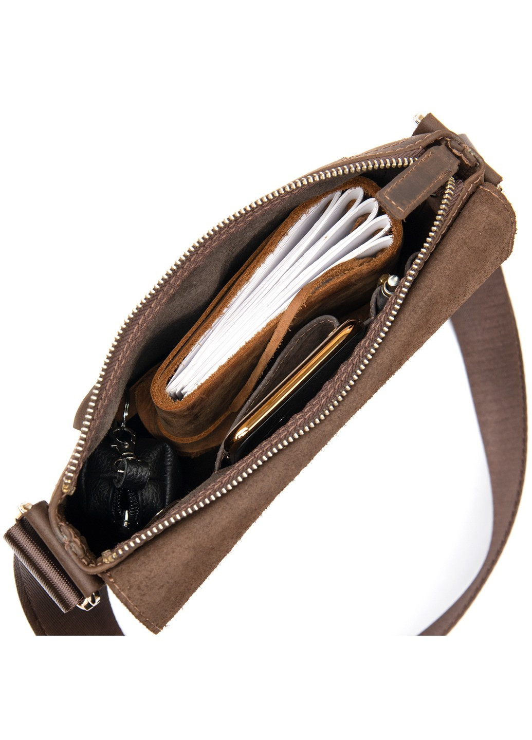 Чоловіча сумка Grande Pelle (257179185)