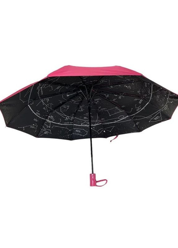 Зонт женский полуавтомат M19302 Звездное небо 10 спиц Розовый Bellissimo (276842396)