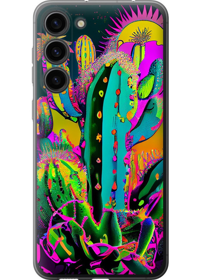 Силиконовый чехол 'Кактус' для Endorphone Samsung Galaxy S23 Plus (258183569)